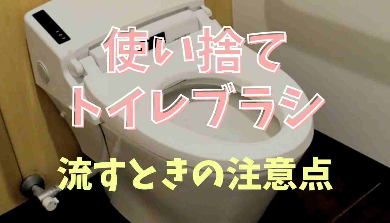 流せるトイレブラシ 詰まる toto
